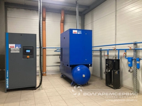 Поставка винтового компрессора remeza ВК15Е-15-500ДВС